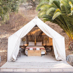 2019 yeni stil lüks özel açık glamping tuval kare uzay çadırı - Product Image 4