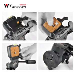 Weifeng WF-6663A professionale treppiede con 3/8 vite di alta qualità In lega di Alluminio ningbo - Product Image 4