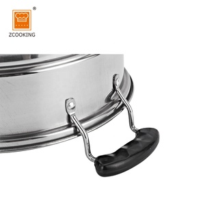 Olla <span class=keywords><strong>Vaporera</strong></span> de Acero Inoxidable para Cocinar Alimentos, Estilo Indio, 32 cm - Product Image 4
