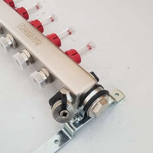 Collettori per <span class=keywords><strong>Riscaldamento</strong></span> <span class=keywords><strong>a</strong></span> <span class=keywords><strong>Pavimento</strong></span> in Acciaio Inossidabile con <span class=keywords><strong>Flussometri</strong></span> - Product Image 5