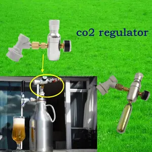 Paslanmaz çelik bira fıçısı için co2 gaz regülatörleri basınç regülatörü