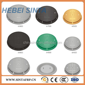 600mm FRP Manhole Cover SMC Manhole Cover Fiber Glass Sewer Cover