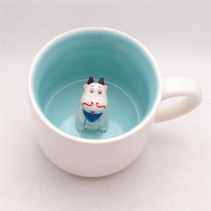 Mug à café 3D amusant avec un éléphant à l'intérieur, tasses à café, meilleur cadeau en céramique pour un anniversaire - Product Image 3