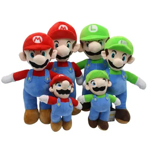 (Grosir) Boneka Mewah Mario Bros, Mainan Mewah Mario Bros Game Berkualitas Tinggi, Boneka Katun Mario Bros PP untuk Hadiah