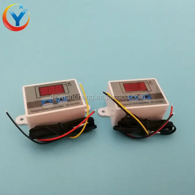 Controlador de Temperatura Digital LED para Incubadora de Huevos, Termómetro, Controlador de Temperatura Digital, W3001, 1 a 2