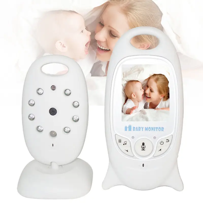 2.0 pouces LCD 2 voies parler surveillance de la température Vision nocturne vidéo numérique bébé moniteur berceuses Audio bébé caméra