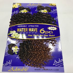 Bán Buôn Tổng Hợp Phần Mở Rộng Tóc Mềm Dread Khóa Bện Jumbo Braid 100 Bện Nước Sóng 6Pcs - Product Image 2