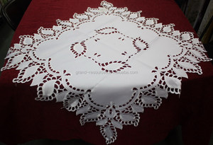 Poliester 100% mantel bordado calado - Product Image 3