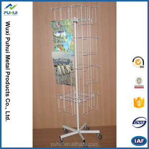 Bán Lẻ Cửa Hàng Sách Tầng Lịch Thi Đấu Thép Giá Bán Lẻ 24 Khung Sắt Thanh Pocket Chủ Kim Loại Dây Cán Lịch Hiển Thị Đứng - Product Image 5