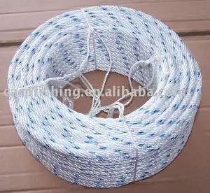 Pabrik grosir 1 mm-20 mm tali dikepang PP Polyester dikepang kemasan tali nilon dikepang tali