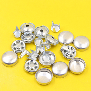 Cap tùy chỉnh vải hàng đầu bao phủ bông bóng chày 13mm Mũ Mũ nút trống - Product Image 4