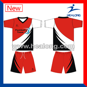 Thailand quality manufactured in China Spain's outfit soccer jersey - Product Image 1