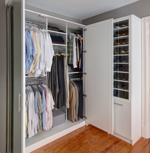 Fantaisie Chambre Armoire <span class=keywords><strong>Blanc</strong></span> Laque En Bois Armoire De Stockage Vêtements Placard - Product Image 5