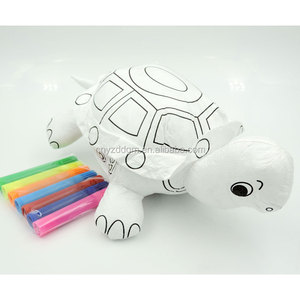 Creative Educational Kids <strong>Toys</strong> DIY Painting Animals Stuffed <strong>Turtle</strong> Tortoise Children <strong>Toy</strong> Birthday Gifts Paint Your Own <strong>Turtle</strong> - Product Image 2