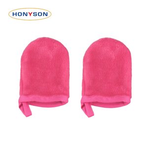 <span class=keywords><strong>Gant</strong></span> de démaquillage en microfibre en tissu <span class=keywords><strong>lavable</strong></span> réutilisable avec coussinets de vente en gros - Product Image 1