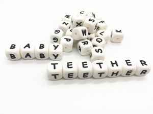 BPA 무료 러시아어 알파벳 편지 실리콘 비즈 아기 - Product Image 6