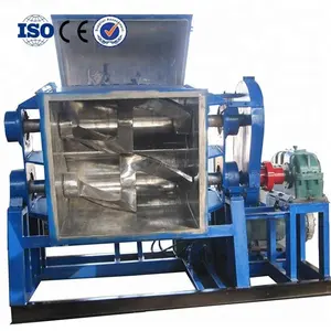 double sigma concrete dough helical blade mixer for banbury rubber