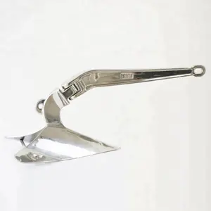 Marine Grade 316 Stainless Steel Boat Hinged Plow Plough Anchor