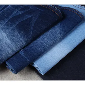 Горячая Распродажа, мощная эластичная джинсовая ткань для женских джинсов