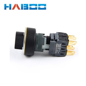 HBC16/22 serie interruptor selector Rotary 2 posiciones <span class=keywords><strong>3</strong></span> posiciones ultrafino momentáneo/enclavamiento - Product Image 3