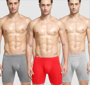 Vendita calda da <span class=keywords><strong>uomo</strong></span> bauli a righe a gamba lunga biancheria intima in <span class=keywords><strong>cotone</strong></span> morbido <span class=keywords><strong>boxer</strong></span> da <span class=keywords><strong>uomo</strong></span> slip - Product Image 4