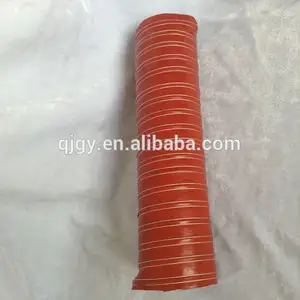 Silicone Flexible Duct Hose Black Color Or Red Color Flexible Air Duct High Temperature Silicone Hose Heating Ventilation