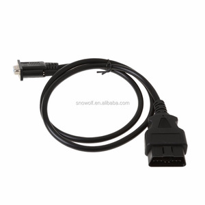 Câble Série DB9 RS232 OBD2 - Adaptateur OBD-II vers DB9 avec indice de protection IP54, isolation PVC 12V pour usage automobile - Product Image 4