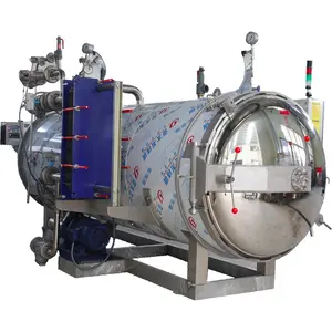 automatic high temperature retort autoclave for glass bottles