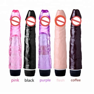 Gode Vibrateur Doux Géant Pénis Réaliste pour les Femmes <span class=keywords><strong>Vagin</strong></span> Jouets Adultes de Sexe - Product Image 5