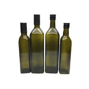 500ml 50cl 1000ml 100cl 1l bernstein glas flasche marasca olivenöl kräuter öl glas flasche leer