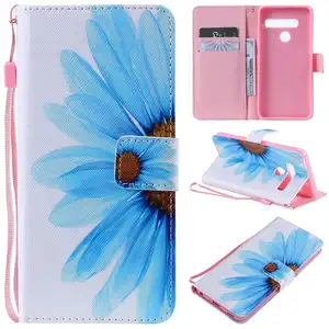 Đối VỚI LG G8 Thinq Trường Hợp Wallet Magnetic Lật Da Trường Hợp Đối VỚI LG G 8 THINQ Điện Thoại Bìa Với TPU Trở Lại bìa G8Thinq