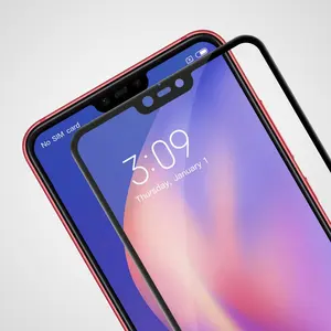 Gpin-9H كامل غطاء الزجاج المقسى ل Xiaomi Mi 8 لايت واقي للشاشة ل Xiaomi Mi 8 لايت زجاج واقي الفيلم المضادة للصدمة