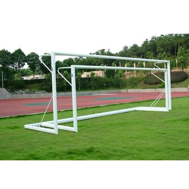 Portería de fútbol de aluminio movible, con red para la exportación, superventas