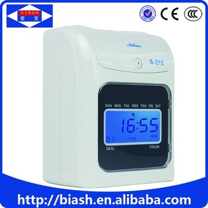 Thiết Kế Tốt Màn Hình LCD Máy Ghi Thời Gian Thẻ Điện Tử Với Thẻ Thời Gian Miễn Phí Và Ruy Băng - Product Image 5