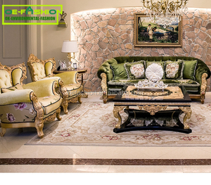 OE-FASHION Luxury High Quality 7seater Sectional <strong>Crushed</strong> <strong>Velvet</strong> <strong>Sofa</strong> - Product Image 3