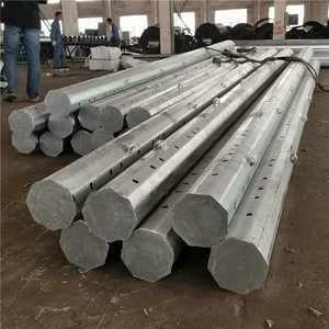 Poste tubular de acero galvanizado, poste de <span class=keywords><strong>metal</strong></span> de 12m - Product Image 6