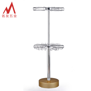 Xoay mult-mục đích tầng thường vụ thép không gỉ trang trí chiếc khăn đứng kim loại dây trang trí hiển thị cây đứng - Product Image 1