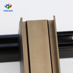 Rượu sâm banh/Màu đồng người bạn đời windows và cửa ra vào nhôm hồ sơ mullion - Product Image 5