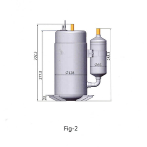 Compressore Inverter DC CRSS Nuovo di Zecca Marca Gxaida C-1RVN68H0E - Product Image 3