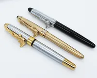 Caneta esferográfica luxuosa de metal, caneta esferográfica de dubai com ponteira de design personalizado, JX-709
