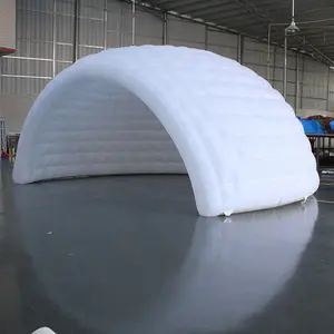 परिपत्र सफेद विशाल inflatable हवा गुंबद बड़े पीवीसी बिक्री के लिए inflatable गुंबद तम्बू