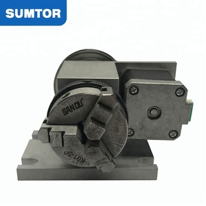 Stepper <span class=keywords><strong>Motor</strong></span> nhà sản xuất quay trục tailstock 4th trục với 50 mét 3-hàm Chuck với nema17 động cơ bước - Product Image 4