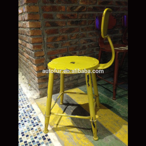 Antique Retro <span class=keywords><strong>Marais</strong></span> Rustic Finish Metal <span class=keywords><strong>Bar</strong></span> Stool - Product Image 5