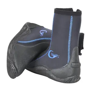 Botas de buceo personalizadas de neopreno con cremallera de 5MM para aletas abiertas