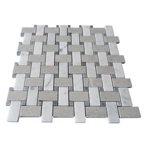 KB đá thiết kế mới <span class=keywords><strong>Ann</strong></span> bao tải khảm Bianco Carrara hỗn hợp Cô bé lọ lem màu xám - Product Image 5