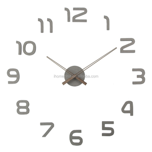 2023New 3d DIY Wall <strong>Clock</strong> Sticker Decorative <strong>Large</strong> Size Color Wooden Wall <strong>Clock</strong> - Product Image 5