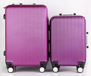 <strong>Purple</strong> Hard Luggage Trolley Sets <strong>Suitcase</strong> - Product Image 2