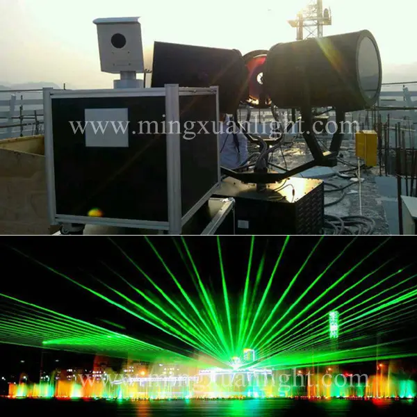 Super Power 10W-50W Hijau Tahap Efek Outdoor Lighting Stage