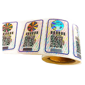 Etiquetas de holograma profesional de alta calidad, etiquetas adhesivas de código qr, holograma láser, oferta, venta <span class=keywords><strong>al</strong></span> por mayor - Product Image 2