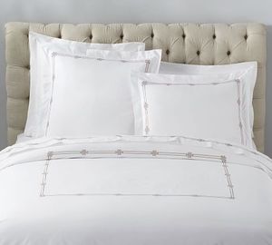 Platinum Egyptian Cotton Embroidered <strong>Bedding</strong> <strong>Set</strong> - Product Image 1